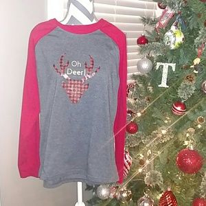 Ladies small Rustic Christmas Buffalo Plaid shirt!